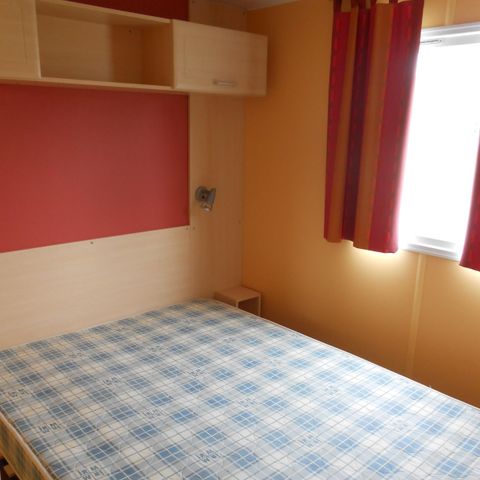 Mobilheim 4 Personen - Residenz Titania 32m2 Überdachte Terrasse + Fernseher