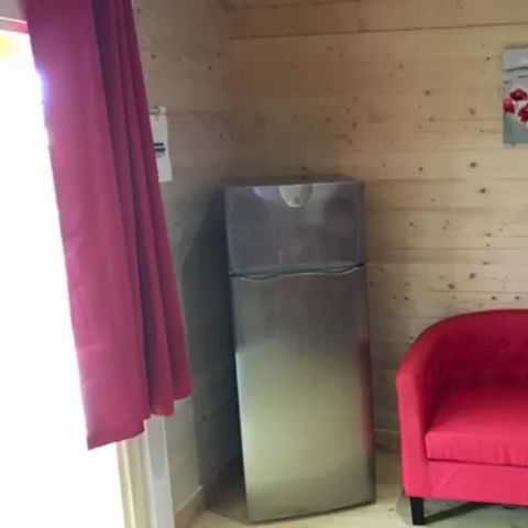 Chalet 4 Personen - 78 Chalet Les Coquelicots 30m² + Überdachte Terrasse +Fernsehen 1/4 Pers.