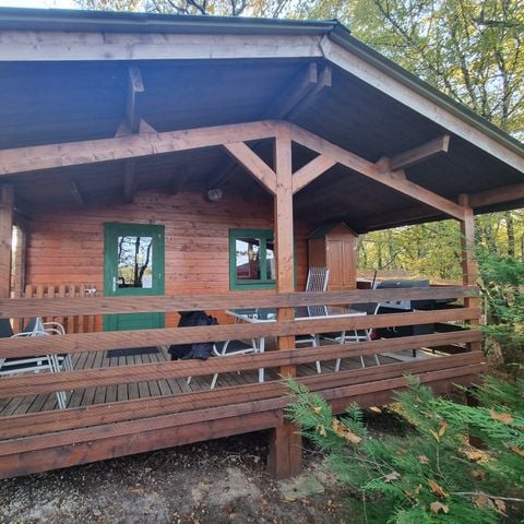 Chalet 4 personen - 78 Chalet Les Coquelicots 30m² + Überdachte Terrasse +Fernsehen 1/4 Pers.