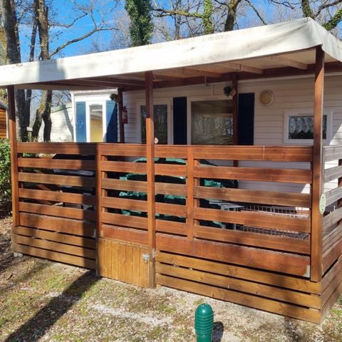 BUNGALOW 4 personnes - 23 Résidence les tilleuls 32 m2 Terrasse Couverte 1/4 pers