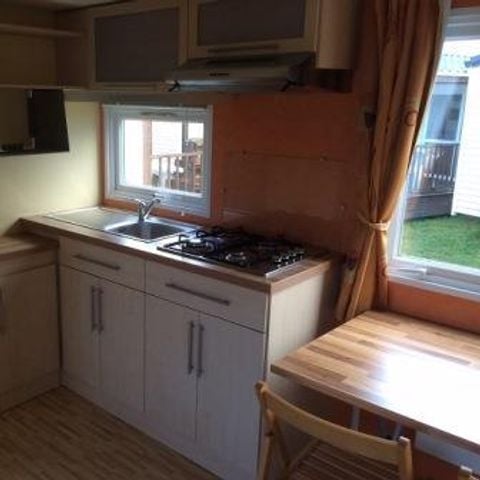 Mobilheim 4 personen - 23 Résidence les tilleuls 32 m2 Überdachte Terrasse 1/4 Pers.