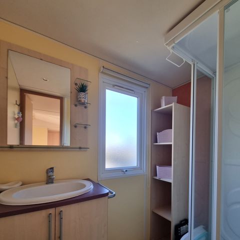 Mobilheim 4 Personen - 23 Résidence les tilleuls 32 m2 Überdachte Terrasse 1/4 Pers.