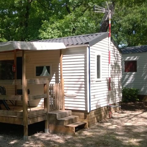 Mobilheim 4 Personen - 23 Résidence les tilleuls 32 m2 Überdachte Terrasse 1/4 Pers.