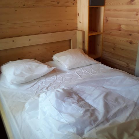 Chalet 5 Personen - CHALET 40m2 Pétales d'or ÜBERDECKTE TERRASSE + TELEVISON +Geschirrspüler