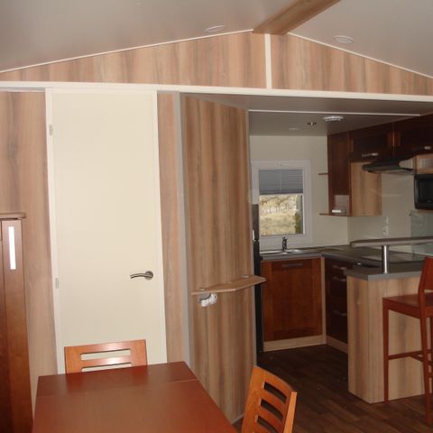 Mobilheim 4 Personen - 61 Résidence Le Thuya 32m2 Paradis Überdachte Terrasse, Fernseher 4 Pers.