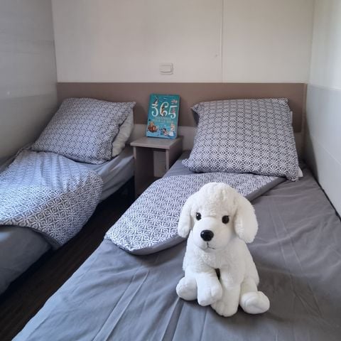 MOBILHOME 6 personnes - 24 Résidence Noisette 32m2 Terrasse Couverte + télevision + Lave vaisselle + climatisation 1/6 pers