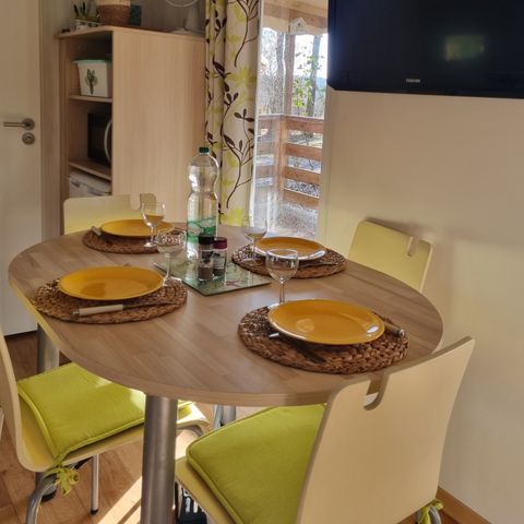 CASA MOBILE 4 persone - 35 Résidence Les Roses 28m2 Terrazza coperta + Televisione + Cucina estiva 1/4 pers.