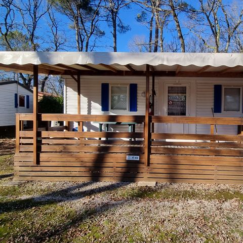 Mobile home 4 persons - 21 Résidence La Capucine 29m2 covered terrace + dishwasher + television 1/4 pers.