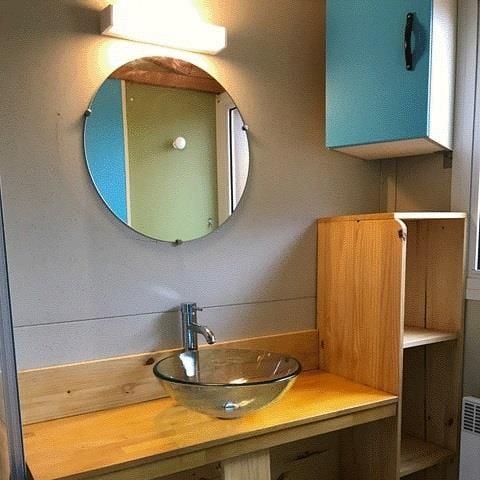 CHALET 5 people - 12 CHALET L'Amarylis 35m² + dishwasher +COVERED TERRACE +TV 1/5 pers