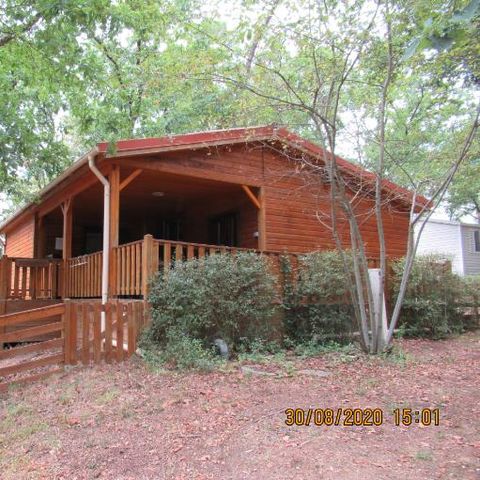 Chalet 5 Personen - 14 Chalet IRIS 45m² mit Fernseher + Geschirrspüler + überdachte Terrasse 1/5 Pers.