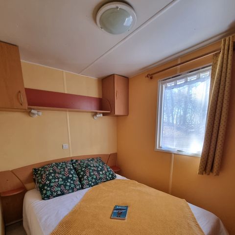 Mobile home 6 persons - 66 Résidence Des Bois 32m2, air-conditioned + TV + dishwasher + 1/6 person covered terrace