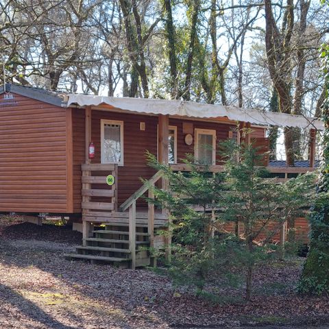 CASA MOBILE 6 persone - 66 Résidence Des Bois 32m2, aria condizionata + TV + lavastoviglie + terrazza coperta 1/6 persone