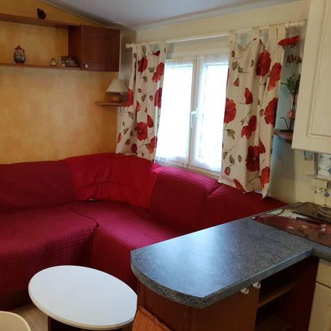 MOBILHOME 4 personnes - Résidence Rubis Rouge + Climatisation + lave vaisselle + Terrasse Couverte