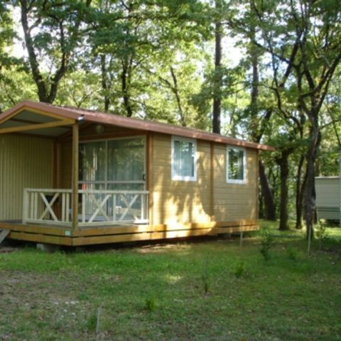 Mobilheim 4 Personen - 22 Résidence les tournesols + Überdachte Terrasse +Fernsehen 1/4 Pers.