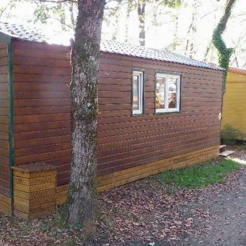 CHALET 2 personnes - Le cabanon cosy "TOI ET MOI" 2pers une seule chambre télévision et terrasse couverte