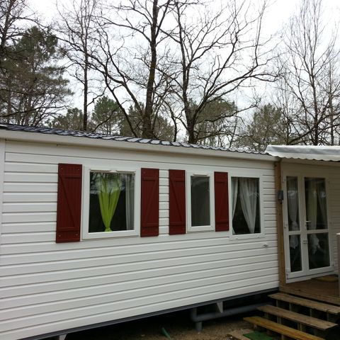 MOBILE HOME 6 people - 58 Résidence Châtaigne 32m2 3 bdrms + dishwasher + TV + reversible air conditioning 1/6 pers