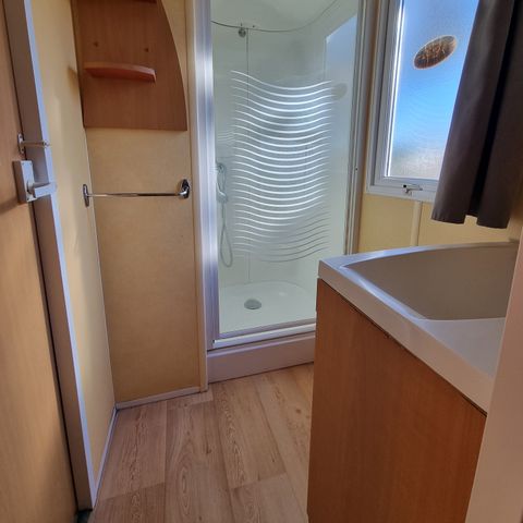 Mobile home 6 persons - 58 Résidence Châtaigne 32m2 3 bdrms + dishwasher + TV + reversible air conditioning 1/6 pers