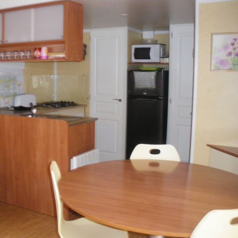 MOBILHOME 6 personnes - Résidence de la FORÊT  lave vaisselle + clim + Télé+ Terrasse couverte