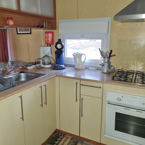 Mobile home 6 persons - 63 Résid de la FORÊT Covered terrace, dishwasher + air conditioning + Television 1/6 pers