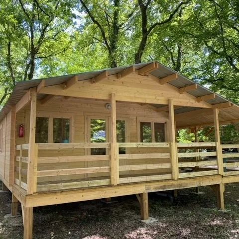 Chalet 2 persons - 72 La Cabane En tête à tête 35M2 2 Pers Master suite + Covered terrace + TV 2 pers