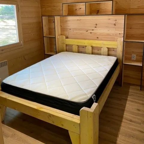 Chalet 2 persons - 72 La Cabane En tête à tête 35M2 2 Pers Master suite + Covered terrace + TV 2 pers