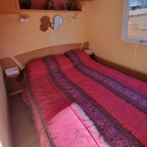 Mobilheim 4 Personen - 76 Résidence Les Pétunias + Überdachte Terrasse +Fernsehen 1/4 Pers.