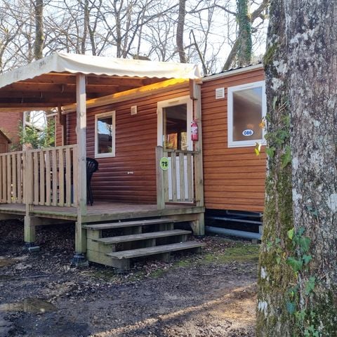 Mobilheim 4 Personen - 75 Résidence Sous-bois, Überdachte Terrasse 1/4 Pers.