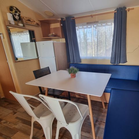 Mobilheim 6 Personen - 37 Résidence les vignes 32m2, Klimaanlage + Fernseher + Geschirrspüler + Überdachte Terrasse 1/6 Pers.
