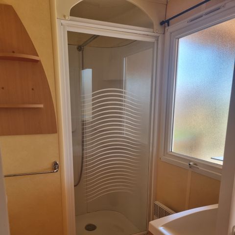 Stacaravan 4 personen -  71 Résidence les chênes + Overdekt terras +Televisie 1/4 pers