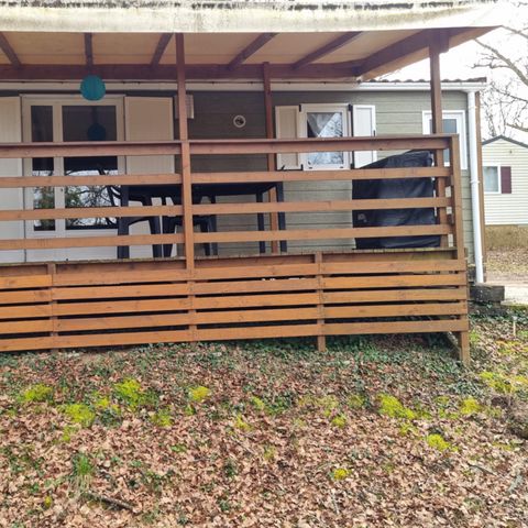 Mobile home 4 persons - 55 Résidence L'eucalyptus 32m2 Covered terrace, Television 1/4 pers.