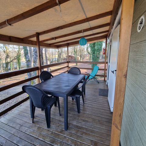 CASA MOBILE 4 persone - 55 Résidence L'eucalyptus 32m2 Terrazza coperta, Televisione 1/4 pers.