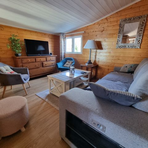 BUNGALOW 4 personnes - 29 Résidence Quiètude 35 m2, Terrasse couverte, Lave-vaisselle + Télévision