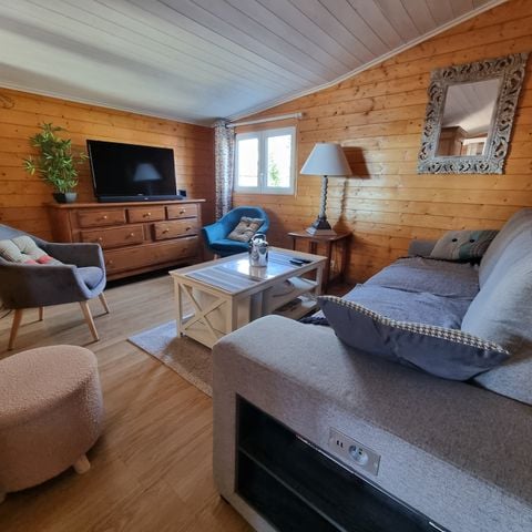 Mobilheim 4 personen - 29 Résidence Quiètude 35 m2, Überdachte Terrasse, Geschirrspüler + Fernseher
