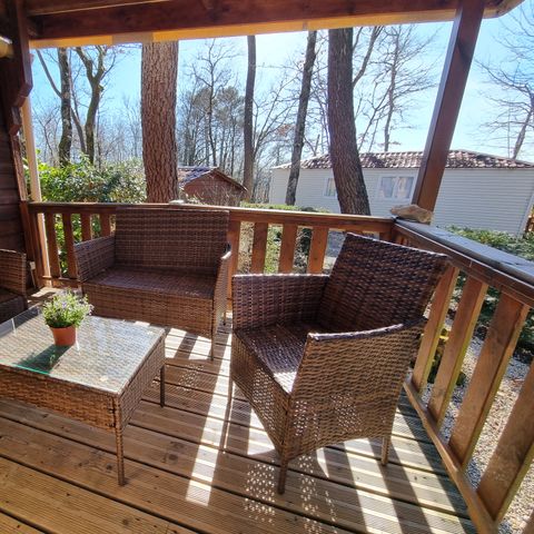 Mobile home 4 persons - 29 Résidence Quiètude 35 m2, Covered terrace, Dishwasher + Television