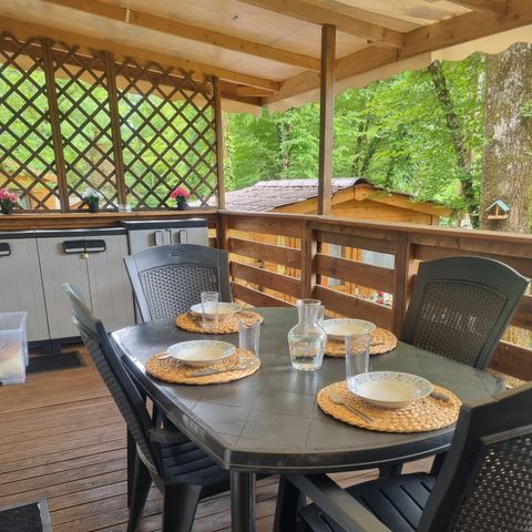 CASA MOBILE 4 persone - 30 Residence Le Lavandier, 32 m², terrazza coperta, TV + lavastoviglie + aria condizionata