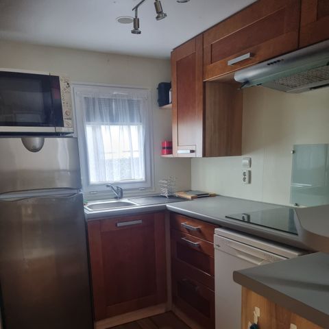 MOBILHOME 4 personas - 30, residencia «Le Lavandier», 32 m², terraza cubierta, televisión, lavavajillas y aire acondicionado