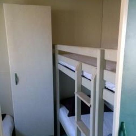 Mobilheim 5 Personen - 28 Cottage Entspannung 25m² Überdachte Terrasse + Klimaanlage +Fernsehen 1/5 Pers.