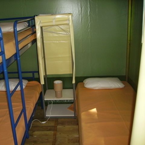 SAFARITENT 5 personen - Gemeubileerde Lodge Tent 2 slaapkamers 5 P