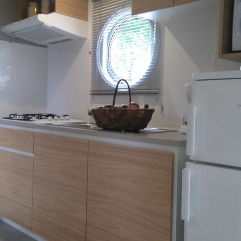 Stacaravan 5 personen - Lodge Confort 2 slaapkamers 4/5 P