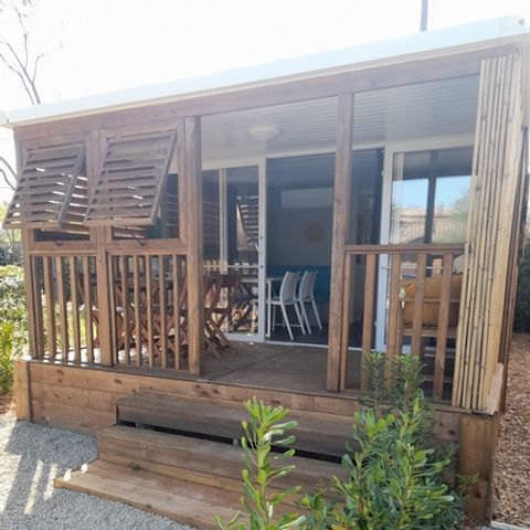 Stacaravan 4 personen - Lodge Premium 2 slaapkamers 4 P