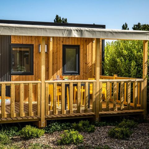 Stacaravan 4 personen - Cottage PREMIUM 3 Kamers 4 Personen +TV