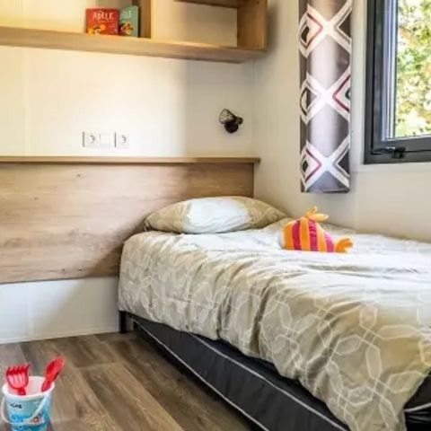 Mobilheim 6 Personen - Cottage CONFORT PREMIUM 4 Zimmer 6 Personen + TV 2sdb