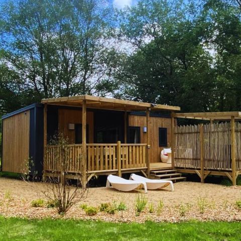 Mobilheim 4 Personen - Lodge SERENITY-PREMIUM 3-Zimmer-Wohnung 4 Personen + SPA + TV