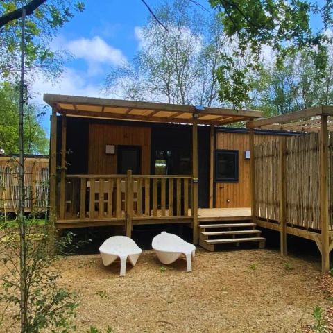 Mobile home 4 persons - Lodge SERENITY-PREMIUM 3 Rooms 4 People + SPA + TV