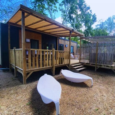 Mobile home 4 persons - Lodge SERENITY-PREMIUM 3 Rooms 4 People + SPA + TV