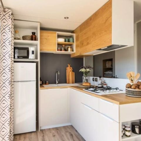 Mobilheim 6 Personen - Lodge O Grand Large - 4 Zimmer für 6 Personen + TV