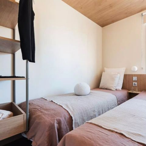 MOBILHOME 4 personas - Lodge O Côté Salon - 3 Habitaciones para 4 Personas + TV