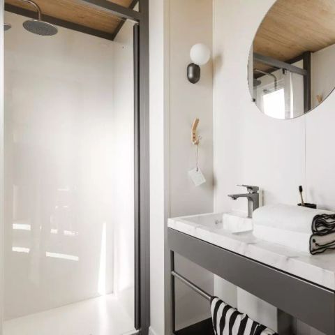 MOBILHOME 4 personas - Lodge O Côté Salon - 3 Habitaciones para 4 Personas + TV