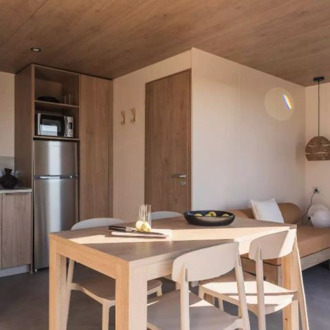 Mobilheim 4 Personen - Gemütliche Lodge „804“ – 2 Schlafzimmer, 4 Personen