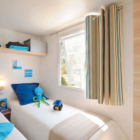 Mobile home 6 persons - Cottage Opale 6 p 3 Ch 1 Sdb ** (in French)